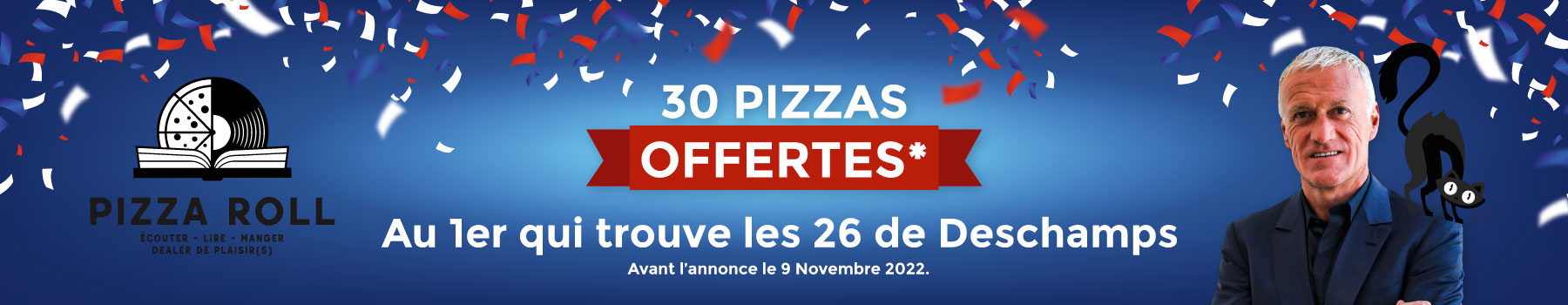 30 pizzas offertes