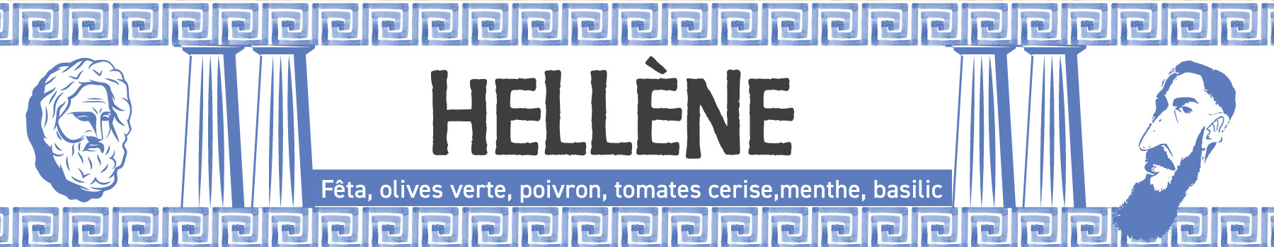Pizza Hellène - Pizza Roll